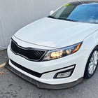 2014-2015 Kia Optima Matte Black 3PC Front Bumper Lip Splitter Kit