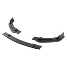 2014-2017 Infiniti Q50 Matte Black Polypropylene 3PC Bumper Lip