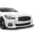 2014-2017 Infiniti Q50 Matte Black Polypropylene 3PC Bumper Lip