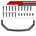 2018-2019 Hyundai Sonata Matte Black 3PC Front Bumper Lip Splitter Kit