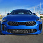 2018-2021 Kia Stinger Matte Black 3PC Front Bumper Lip Splitter Kit