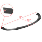 2012-2017 Hyundai Veloster Matte Black 3PC Front Bumper Lip Splitter Kit