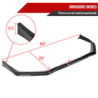 2018-2021 Subaru WRX/STI Glossy Black 3PC Front Bumper Lip Splitter Kit
