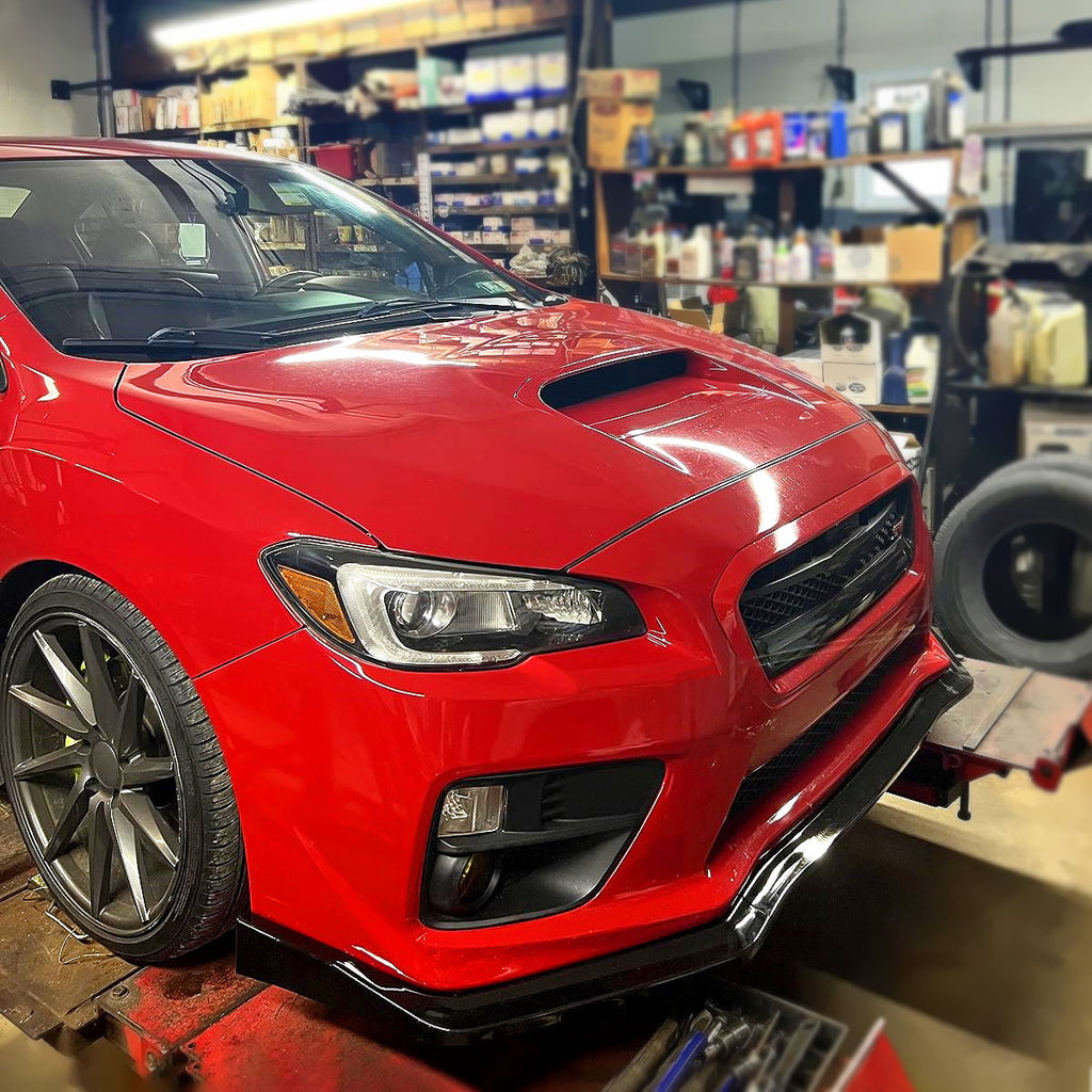 2018-2021 Subaru WRX/STI Glossy Black 3PC Front Bumper Lip Splitter Kit