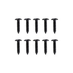 2016-2020 Honda Civic Sedan Matte Black Polypropylene Rear Bumper Lip Diffuser Set