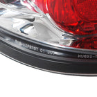 2003-2005 Toyota 4Runner Tail Lights (Chrome Housing/Clear Lens)