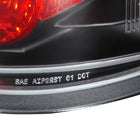 2003-2005 Toyota 4Runner Tail Lights (Matte Black Housing/Clear Lens)