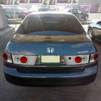 2003-2005 Honda Accord Sedan Tail Lights (Chrome Housing/Clear Lens)