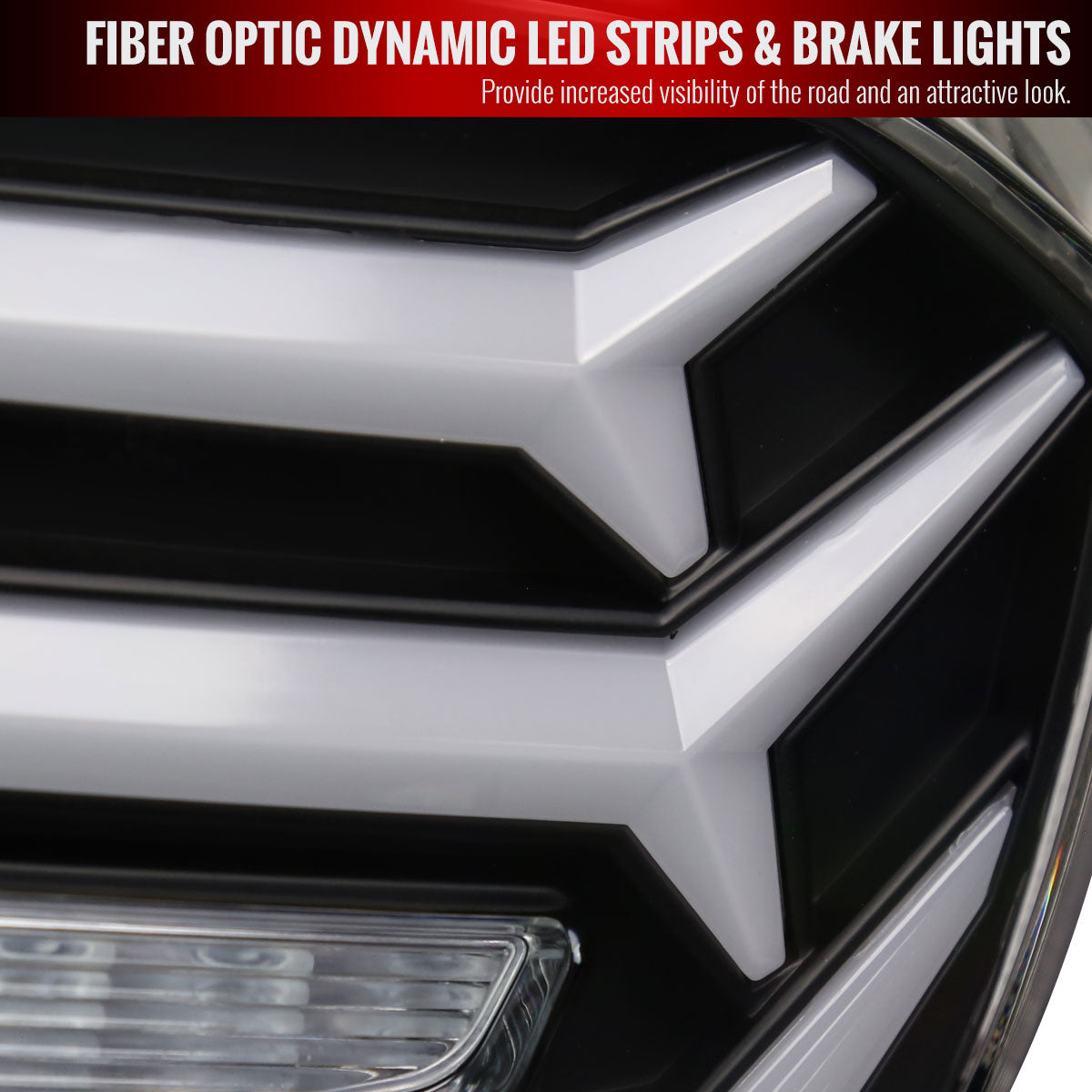 2018-2022 Honda Accord Sedan LED Sequential Signal Tail Lights (Matte Black Housing/Clear Lens)