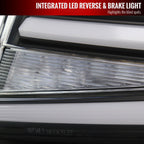 2018-2022 Honda Accord Sedan LED Sequential Signal Tail Lights (Matte Black Housing/Clear Lens)