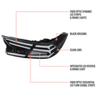 2018-2022 Honda Accord Sedan LED Sequential Signal Tail Lights (Matte Black Housing/Clear Lens)