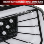 2018-2022 Honda Accord Sedan SQ2 LED Sequential Signal Tail Lights (Matte Black Housing/Clear Lens)