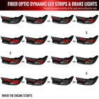 2018-2022 Honda Accord Sedan LED Sequential Signal Tail Lights (Glossy Black Housing/Smoke Lens)