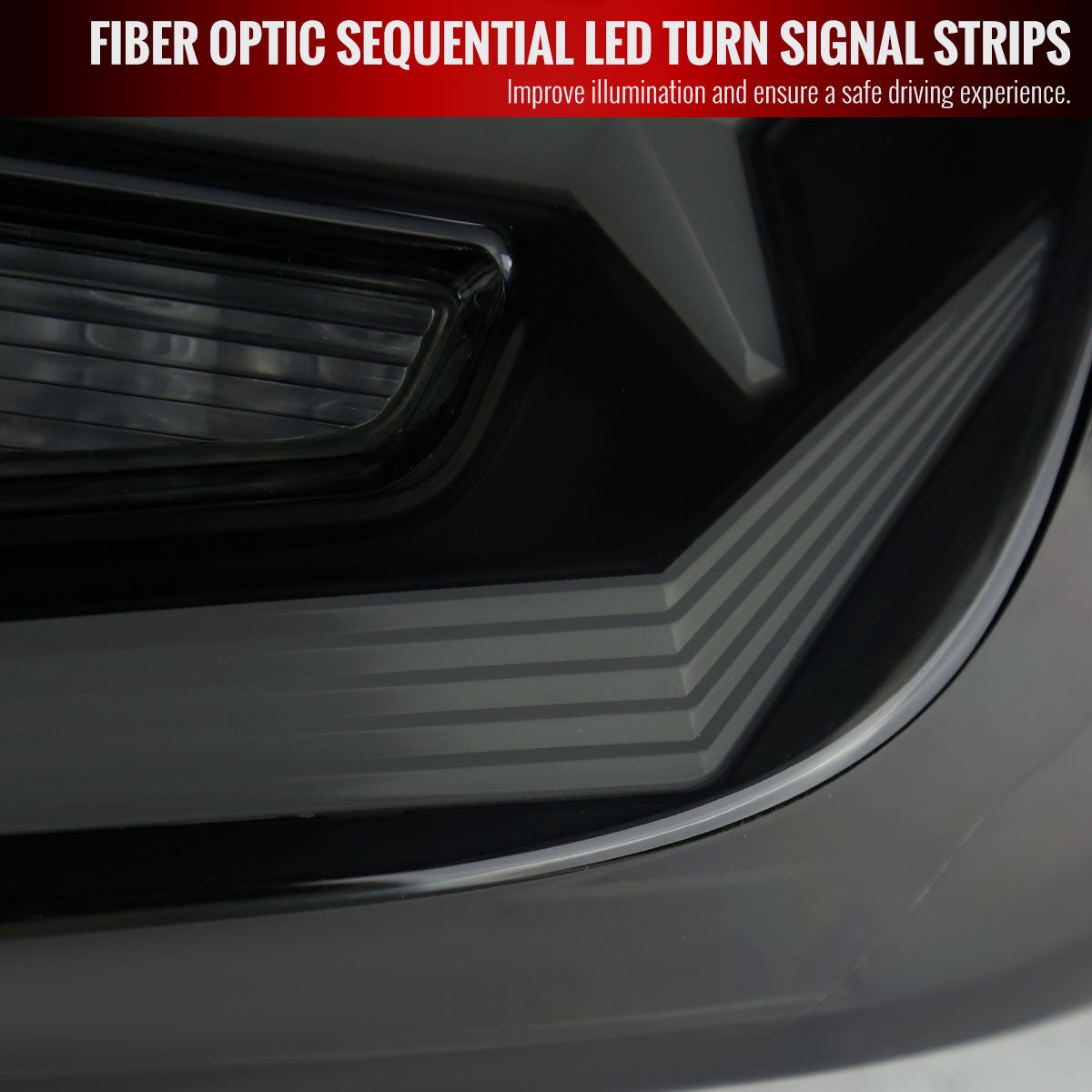2018-2022 Honda Accord Sedan LED Sequential Signal Tail Lights (Glossy Black Housing/Smoke Lens)
