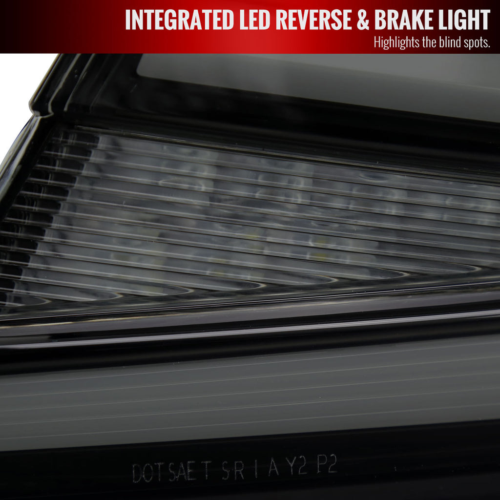 2018-2022 Honda Accord Sedan LED Sequential Signal Tail Lights (Glossy Black Housing/Smoke Lens)