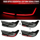 2018-2022 Honda Accord Sedan SQ2 LED Sequential Signal Tail Lights (Glossy Black Housing/Smoke Lens)