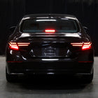 2018-2022 Honda Accord Sedan Red LED Sequential Signal Tail Lights (Matte Black Housing/Smoke Lens)