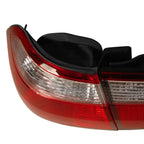 1998-2000 Honda Accord Sedan Tail Lights (Chrome Housing/Red Clear Lens)