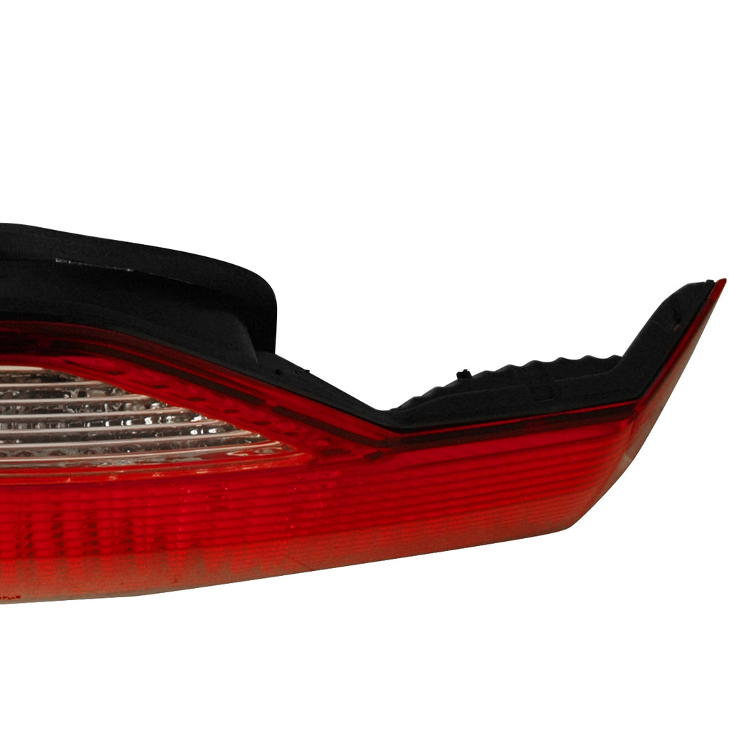 1998-2000 Honda Accord Sedan Tail Lights (Chrome Housing/Red Clear Lens)