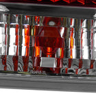 1983-1987 Toyota Corolla AE86 Hatchback Tail Lights (Chrome Housing/Red Clear Lens)