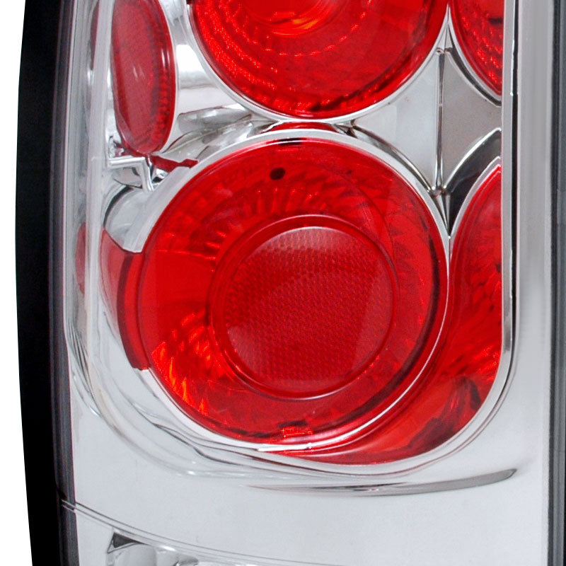 2005-2015 Nissan Armada Tail Lights (Chrome Housing/Clear Lens)