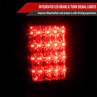 2005-2015 Nissan Armada LED Tail Lights (Chrome Housing/Clear Lens)