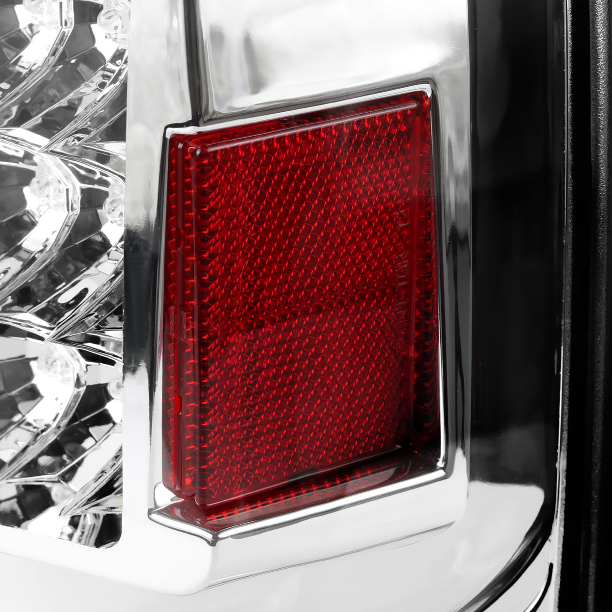 2005-2015 Nissan Armada LED Tail Lights (Chrome Housing/Clear Lens)