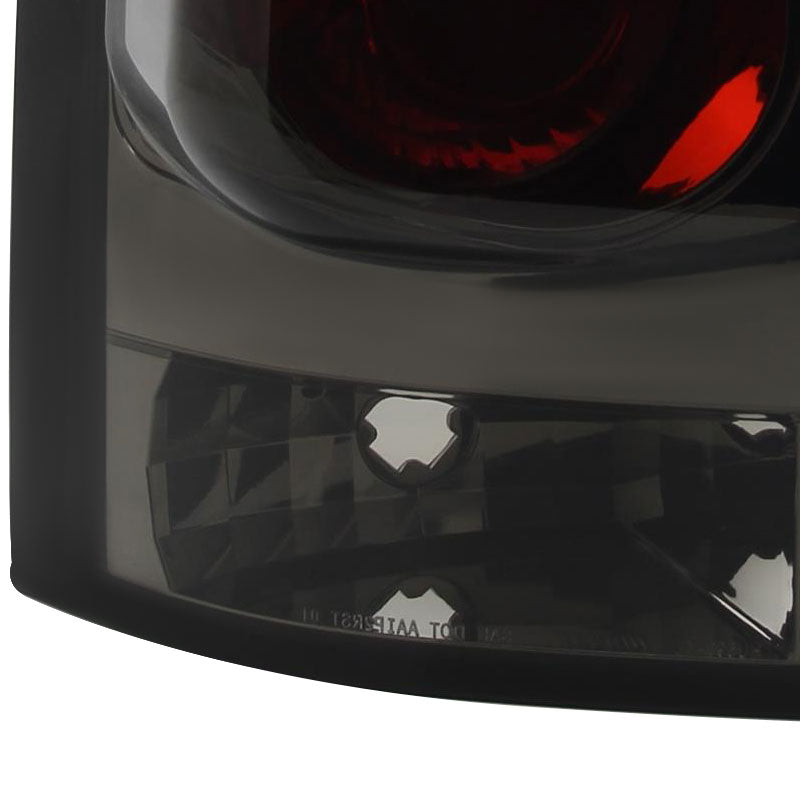 2005-2015 Nissan Armada Tail Lights (Chrome Housing/Smoke Lens)