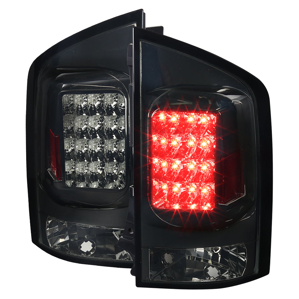 2005-2015 Nissan Armada LED Tail Lights (Chrome Housing/Smoke Lens)