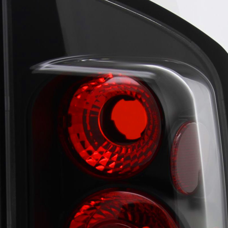 2005-2015 Nissan Armada Tail Lights (Matte Black Housing/Clear Lens)