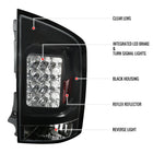 2005-2015 Nissan Armada LED Tail Lights (Matte Black Housing/Clear Lens)