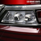 2018-2022 Toyota Camry LED Tail Lights w/ Sequential Signal Lamps (Jet Black Housing/Clear Lens)