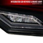 2018-2022 Toyota Camry LED Tail Lights w/ Sequential Signal Lamps (Jet Black Housing/Clear Lens)