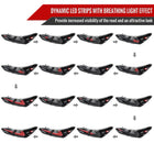 2018-2022 Toyota Camry LED Tail Lights w/ Sequential Signal Lamps (Matte Black Housing/Clear Lens)