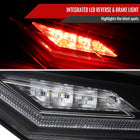 2018-2022 Toyota Camry LED Tail Lights w/ Sequential Signal Lamps (Matte Black Housing/Clear Lens)