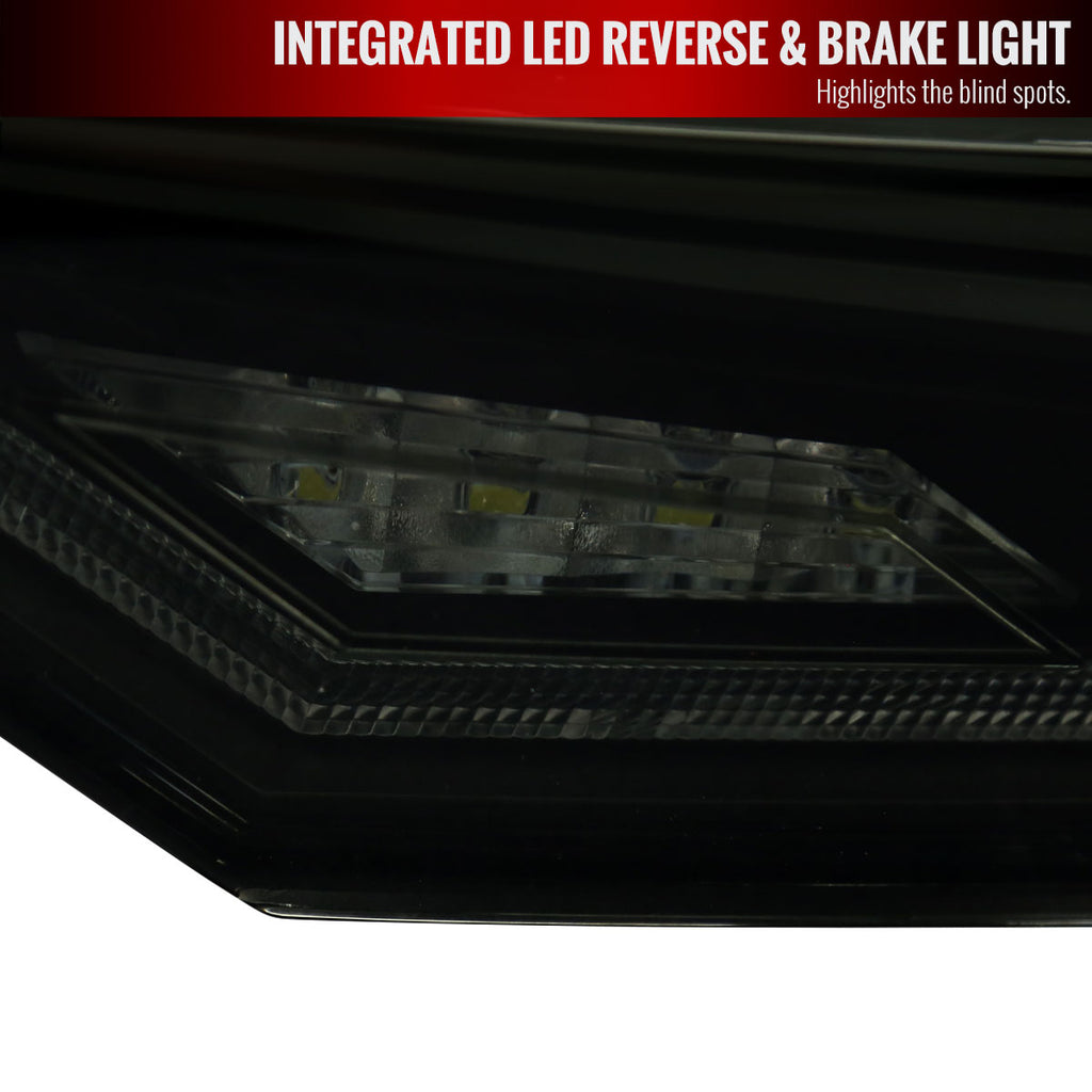 2018-2022 Toyota Camry LED Tail Lights w/ Sequential Signal Lamps (Matte Black Housing/Smoke Lens)