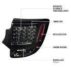 2005-2008 Toyota Celica LED Tail Lights (Chrome Housing/Smoke Lens)