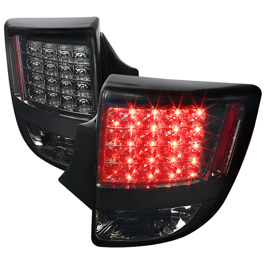2005-2008 Toyota Celica LED Tail Lights (Chrome Housing/Smoke Lens)