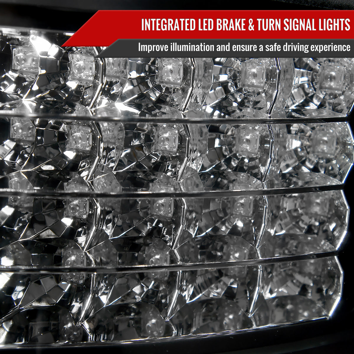 2000-2005 Toyota Celica LED Tail Lights (Matte Black Housing/Clear Lens)
