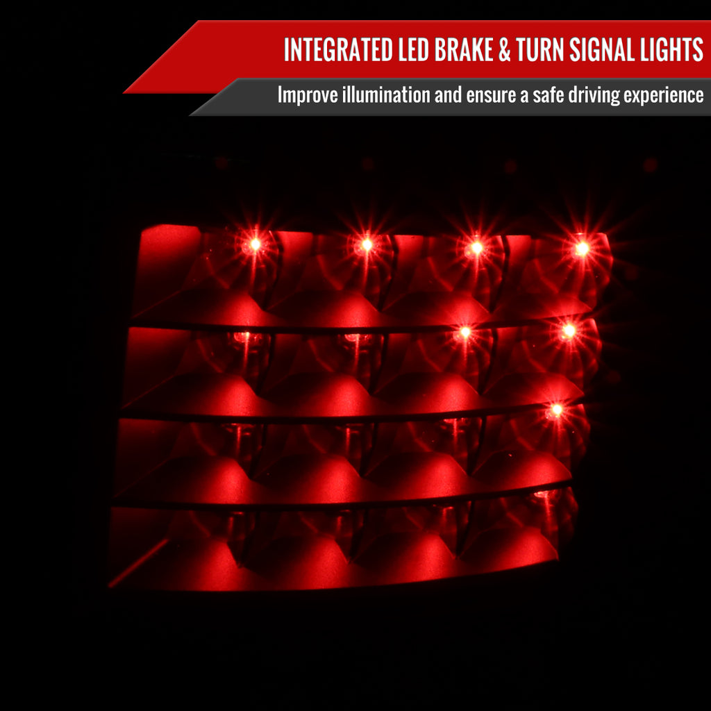2000-2005 Toyota Celica V2 LED Tail Lights (Matte Black Housing/Clear Lens)