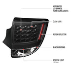 2000-2005 Toyota Celica V2 LED Tail Lights (Matte Black Housing/Clear Lens)