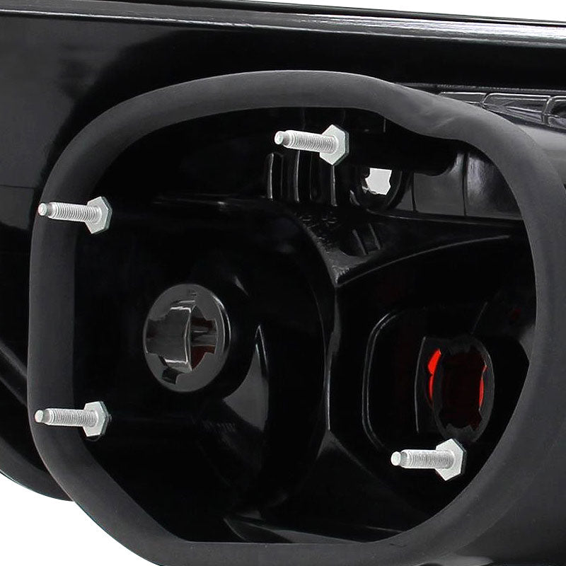 2006-2011 Honda Civic Coupe Tail Lights (Matte Black Housing/Clear Lens)