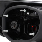 2006-2011 Honda Civic Coupe Tail Lights (Matte Black Housing/Clear Lens)