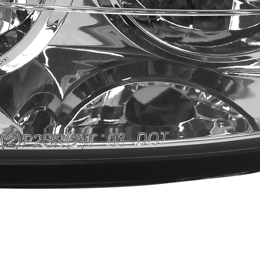 2006-2011 Honda Civic Sedan Tail Lights (Chrome Housing/Clear Lens)