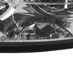 2006-2011 Honda Civic Sedan Tail Lights (Chrome Housing/Clear Lens)