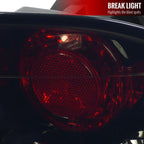 2006-2011 Honda Civic Sedan Tail Lights (Glossy Black Housing/Smoke Lens)