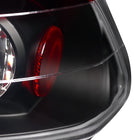 2006-2011 Honda Civic Sedan Tail Lights (Matte Black Housing/Red Clear Lens)