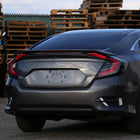 2016-2021 Honda Civic Sedan LED Tail Lights w/ Sequential Turn Signal Lights (Glossy Black Housing/Smoke Lens)