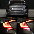 2016-2021 Honda Civic Sedan V2 LED Tail Lights w/ Sequential Turn Signal Lights (Glossy Black Housing/Smoke Lens)