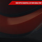 2016-2021 Honda Civic Sedan V2 LED Tail Lights w/ Sequential Turn Signal Lights (Glossy Black Housing/Smoke Lens)